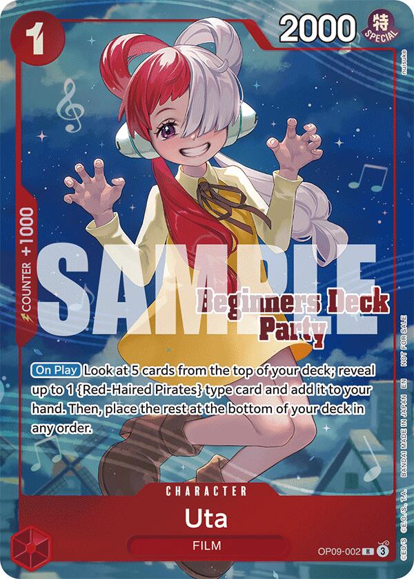 Uta (ST-23 - ST-28 Beginners Deck Party) [Winner] [One Piece Promotion Cards] | Black Swamp Games