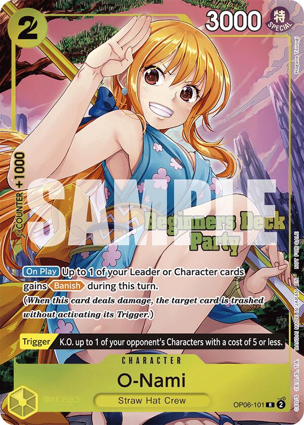 O-Nami (ST-23 - ST-28 Beginners Deck Party) [Winner] [One Piece Promotion Cards] | Black Swamp Games