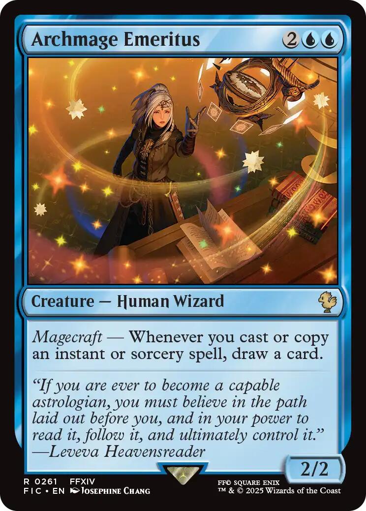 Archmage Emeritus (Surge Foil) [FINAL FANTASY Commander] | Black Swamp Games