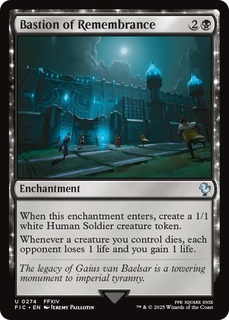 Bastion of Remembrance (Surge Foil) [FINAL FANTASY Commander] | Black Swamp Games
