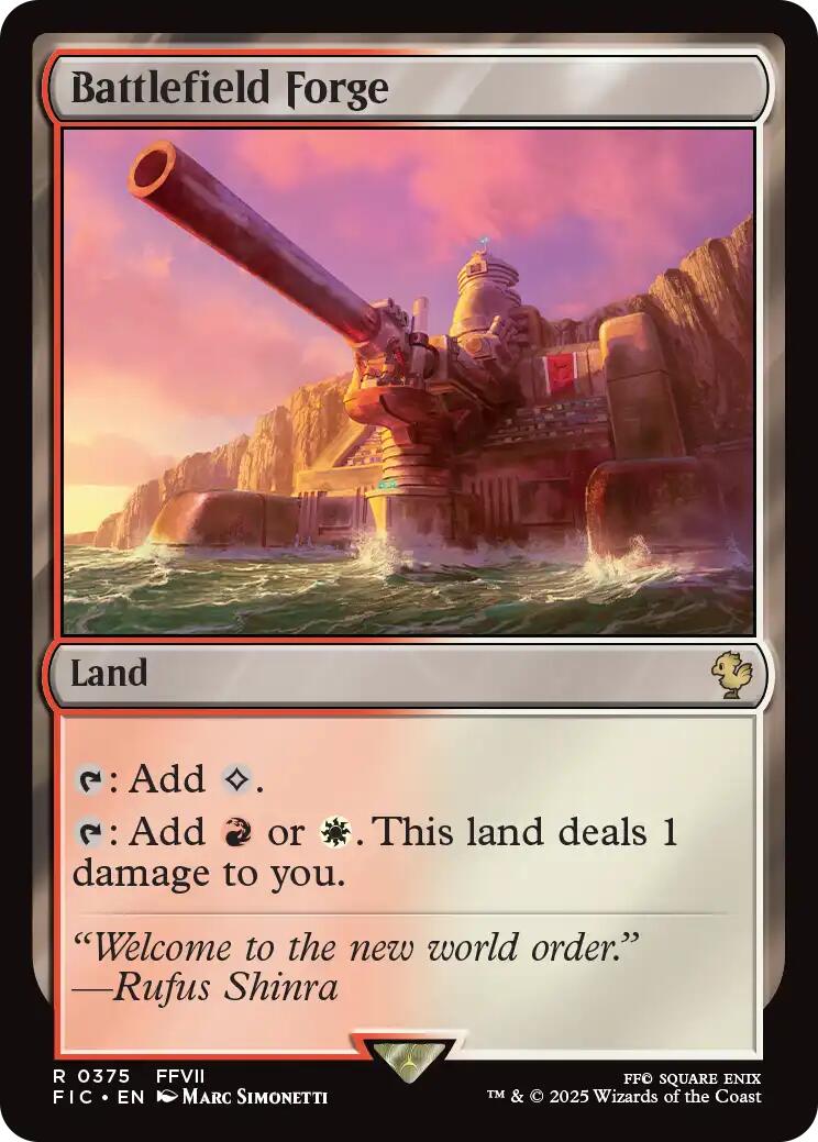 Battlefield Forge (Surge Foil) [FINAL FANTASY Commander] | Black Swamp Games