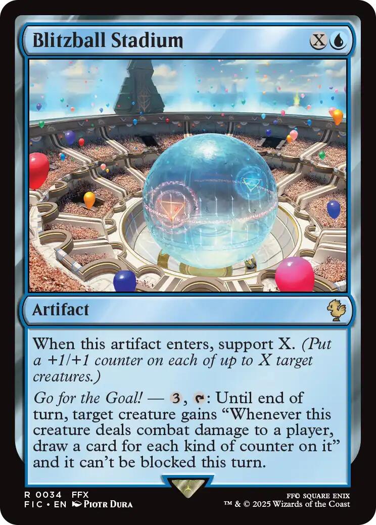 Blitzball Stadium (Surge Foil) [FINAL FANTASY Commander] | Black Swamp Games
