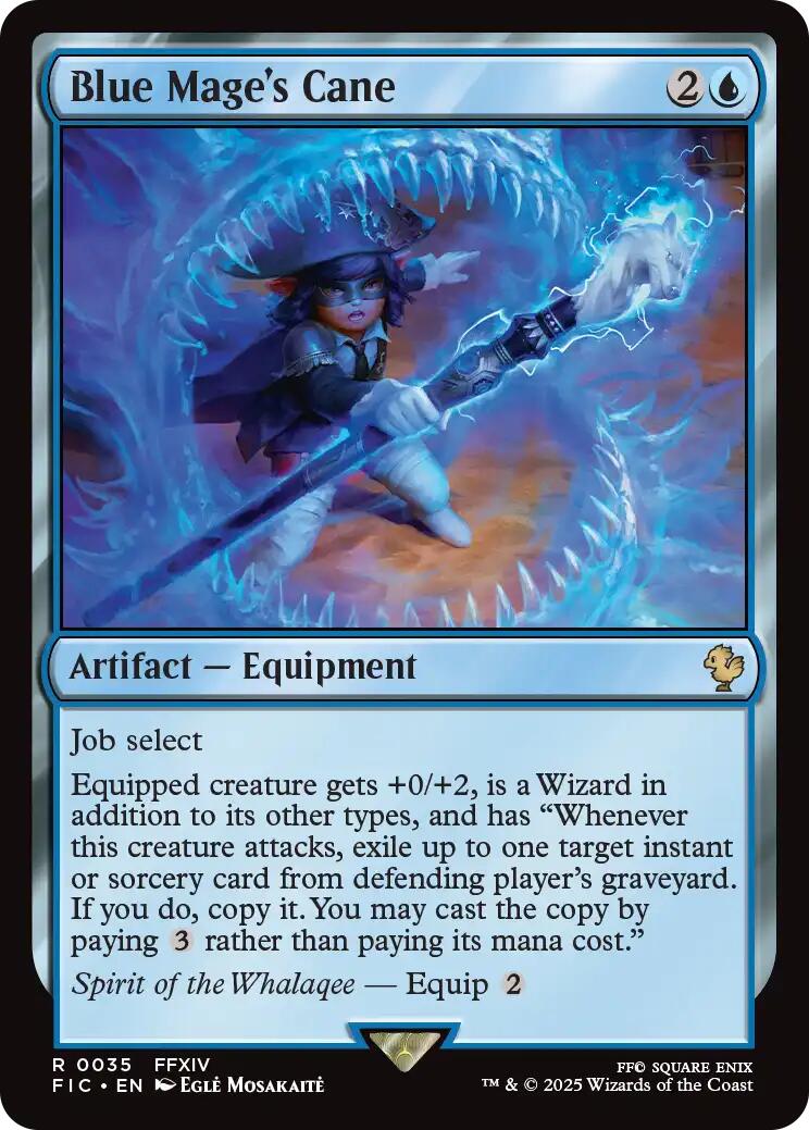 Blue Mage's Cane (Surge Foil) [FINAL FANTASY Commander] | Black Swamp Games