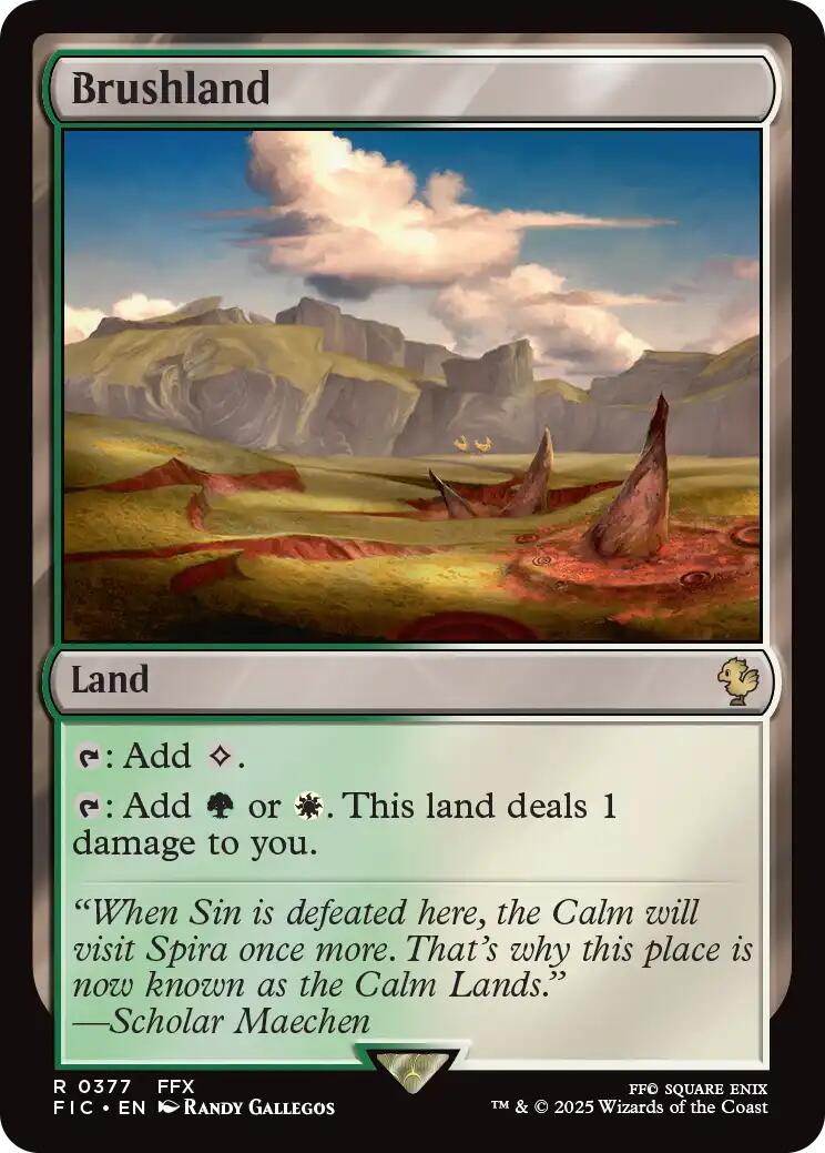 Brushland (Surge Foil) [FINAL FANTASY Commander] | Black Swamp Games