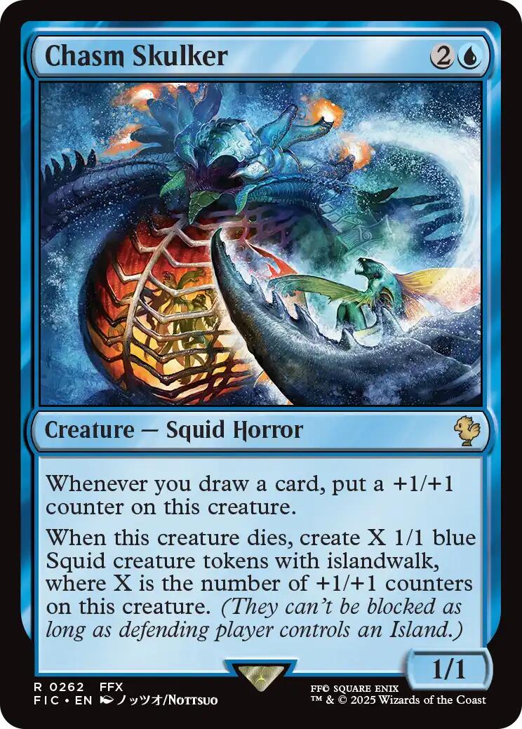 Chasm Skulker (Surge Foil) [FINAL FANTASY Commander] | Black Swamp Games