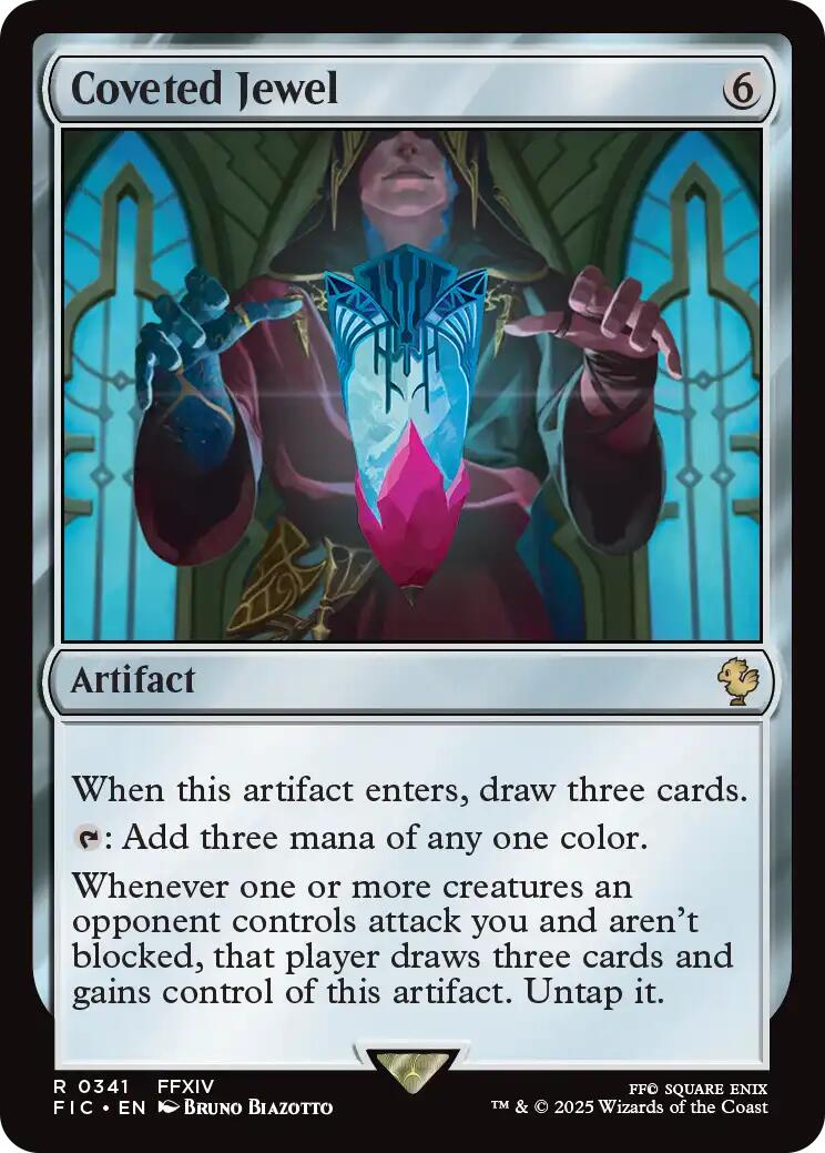 Coveted Jewel (Surge Foil) [FINAL FANTASY Commander] | Black Swamp Games