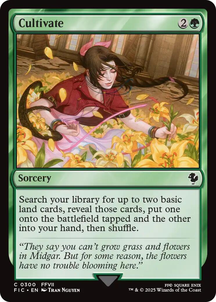 Cultivate (Surge Foil) [FINAL FANTASY Commander] | Black Swamp Games