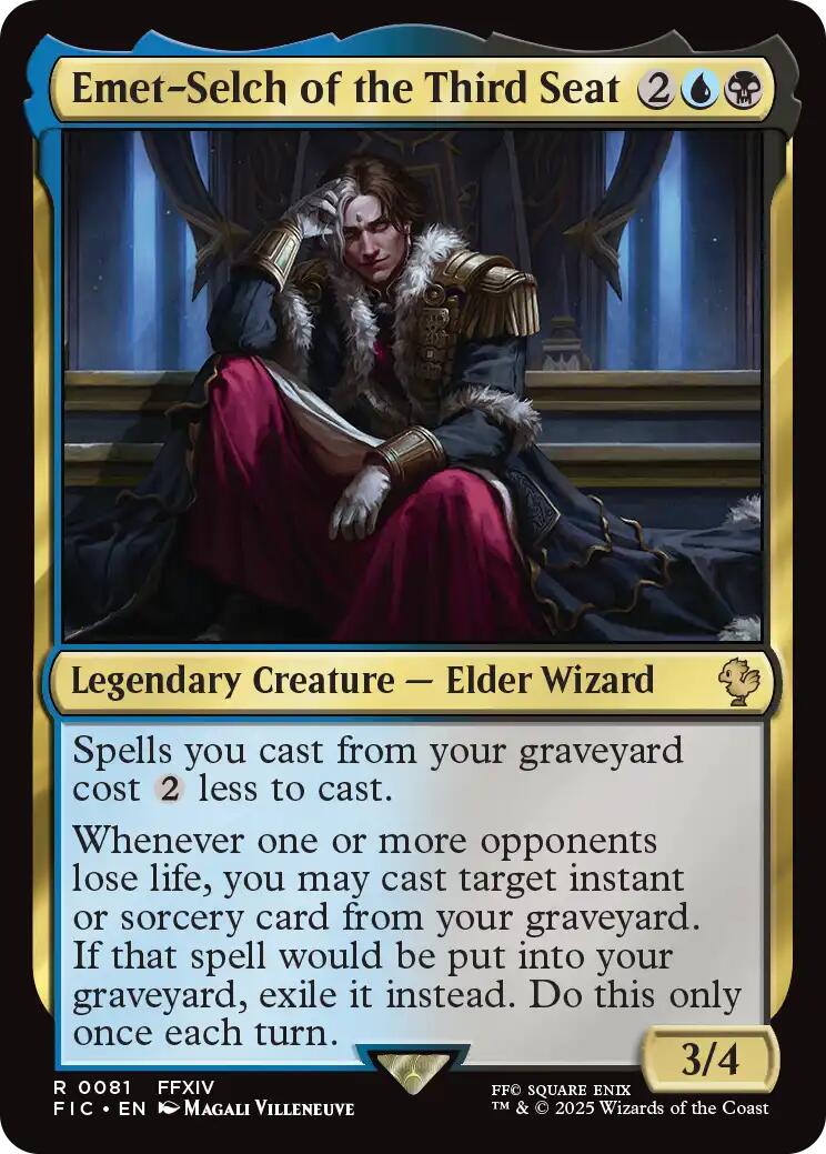 Emet-Selch of the Third Seat (Surge Foil) [FINAL FANTASY Commander] | Black Swamp Games
