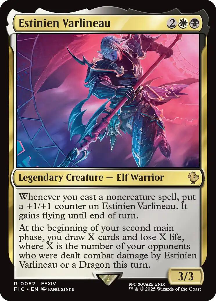 Estinien Varlineau (Surge Foil) [FINAL FANTASY Commander] | Black Swamp Games