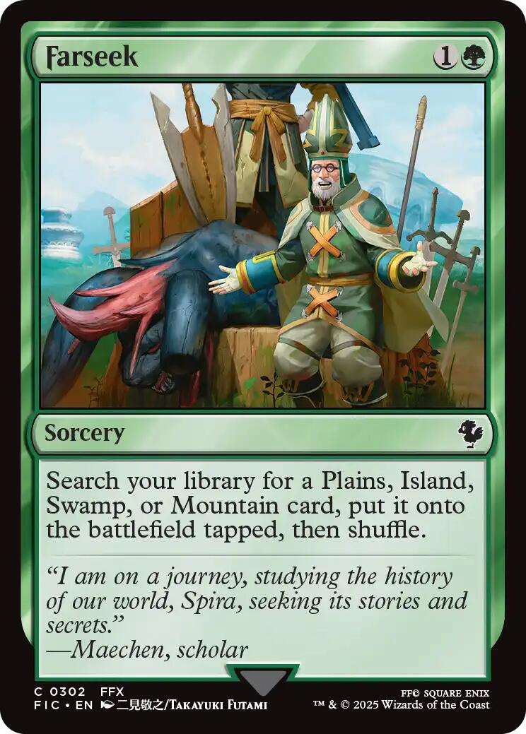 Farseek (Surge Foil) [FINAL FANTASY Commander] | Black Swamp Games