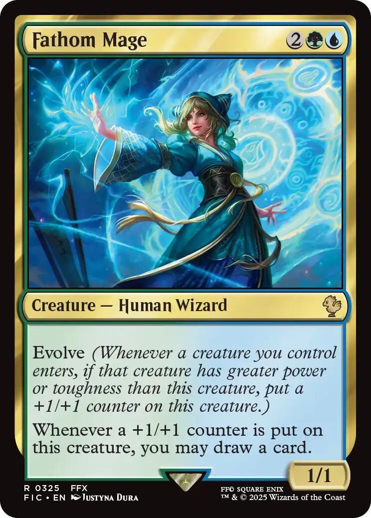 Fathom Mage (Surge Foil) [FINAL FANTASY Commander] | Black Swamp Games