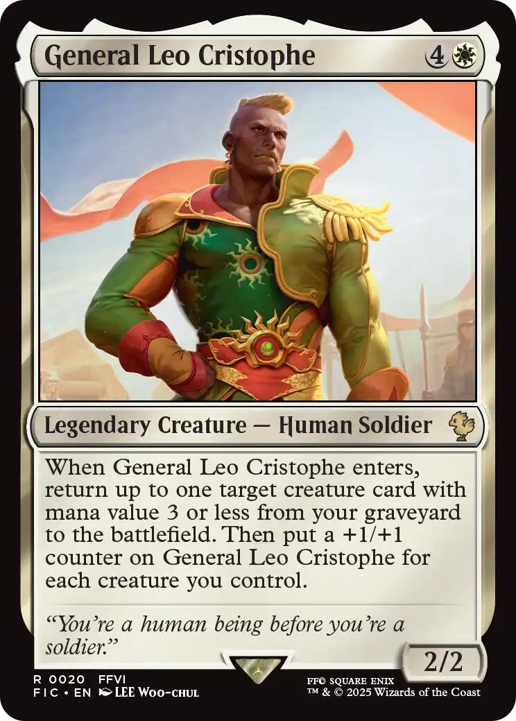 General Leo Cristophe (Surge Foil) [FINAL FANTASY Commander] | Black Swamp Games