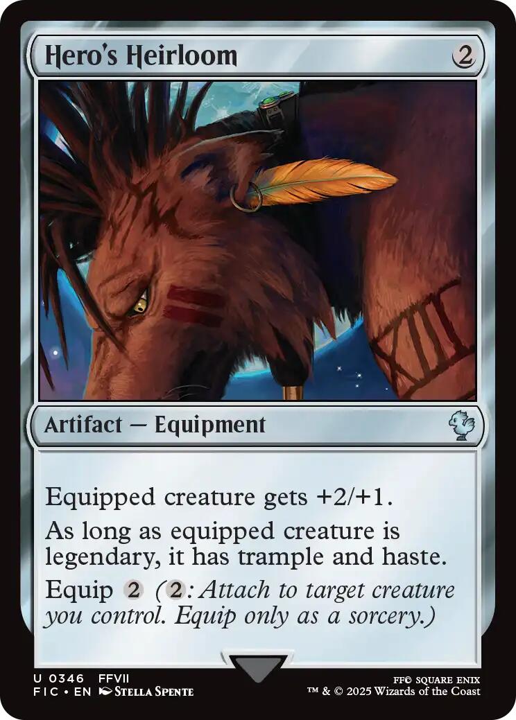 Hero's Heirloom (Surge Foil) [FINAL FANTASY Commander] | Black Swamp Games
