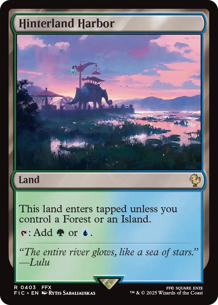 Hinterland Harbor (Surge Foil) [FINAL FANTASY Commander] | Black Swamp Games