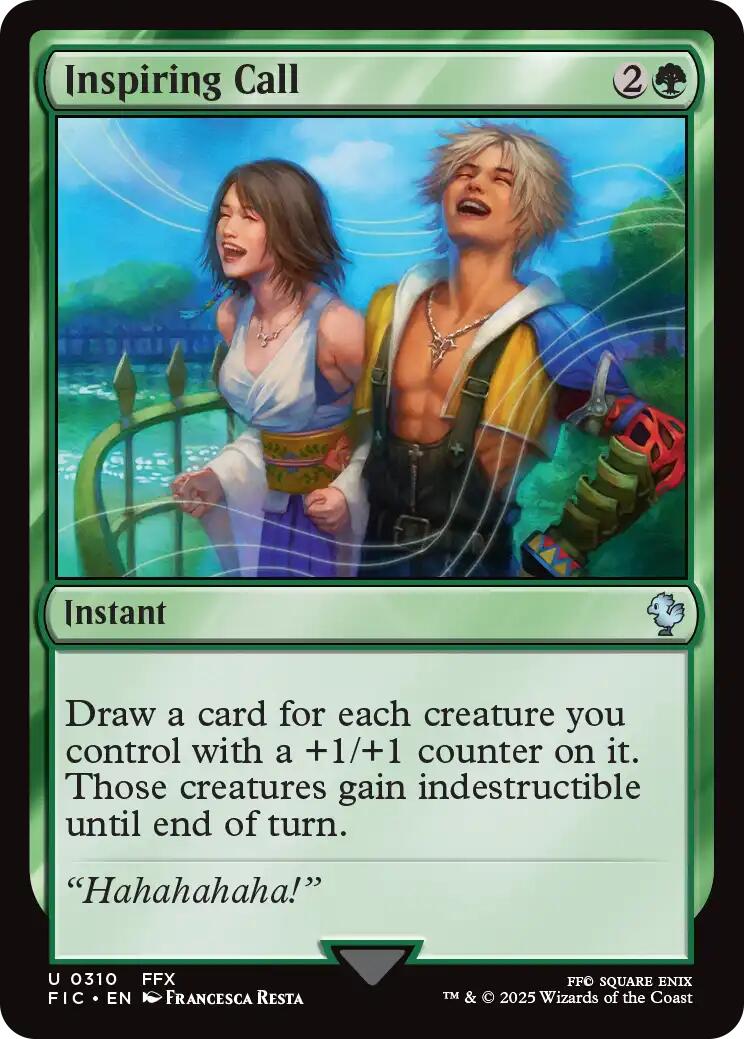 Inspiring Call (Surge Foil) [FINAL FANTASY Commander] | Black Swamp Games