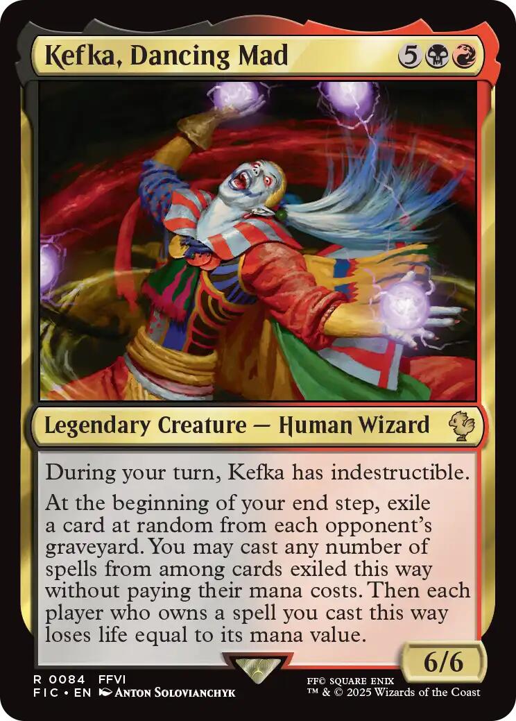 Kefka, Dancing Mad (Surge Foil) [FINAL FANTASY Commander] | Black Swamp Games
