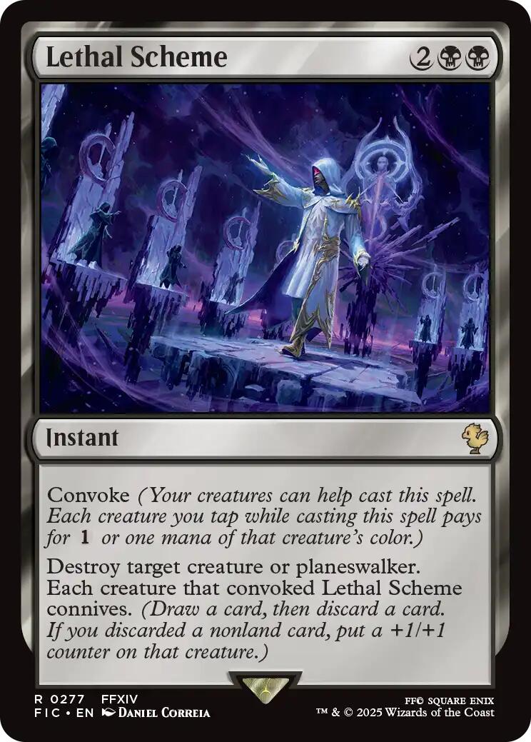 Lethal Scheme (Surge Foil) [FINAL FANTASY Commander] | Black Swamp Games