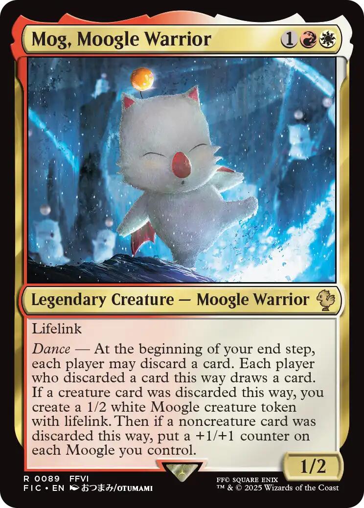 Mog, Moogle Warrior (Surge Foil) [FINAL FANTASY Commander] | Black Swamp Games