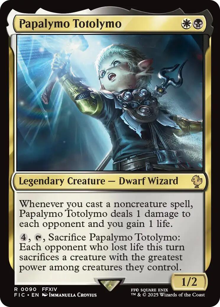 Papalymo Totolymo (Surge Foil) [FINAL FANTASY Commander] | Black Swamp Games