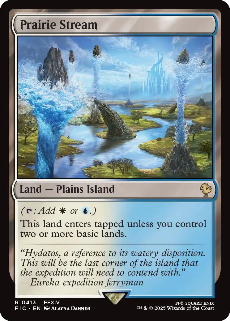 Prairie Stream (Surge Foil) [FINAL FANTASY Commander] | Black Swamp Games