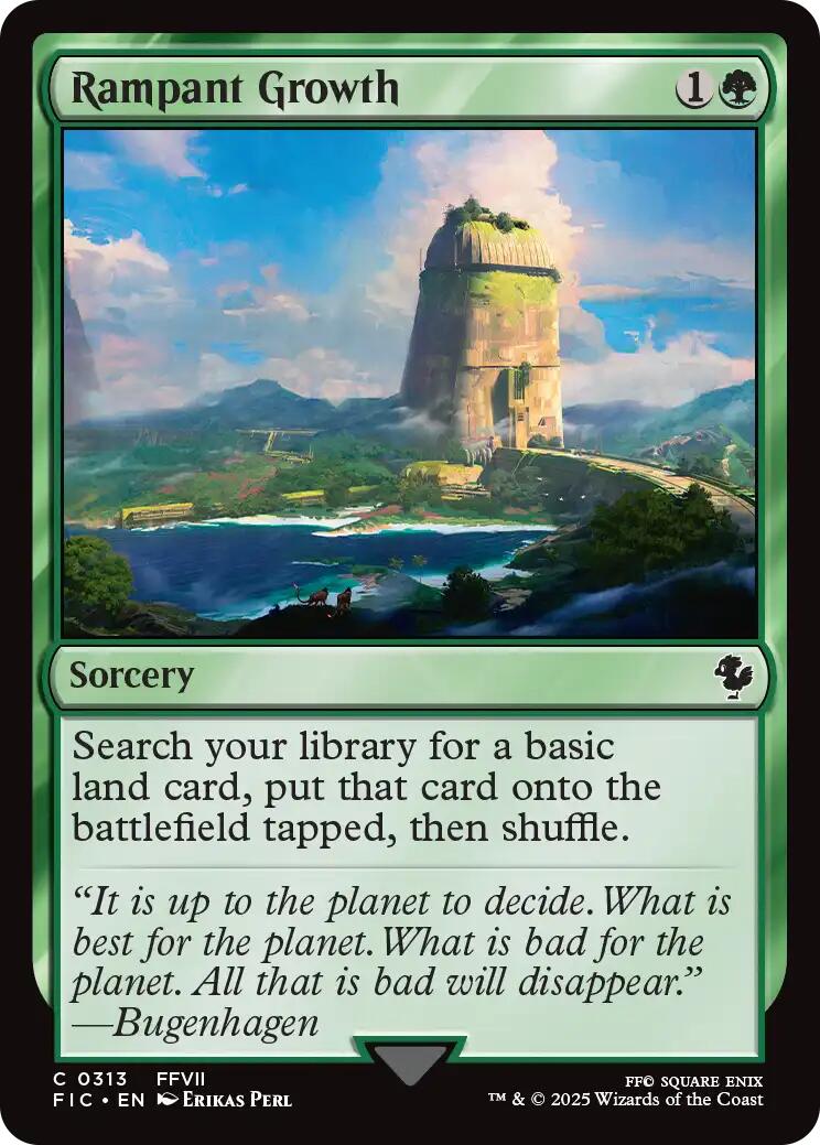 Rampant Growth (Surge Foil) [FINAL FANTASY Commander] | Black Swamp Games