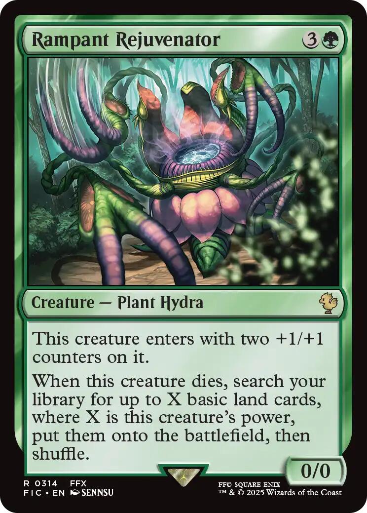 Rampant Rejuvenator (Surge Foil) [FINAL FANTASY Commander] | Black Swamp Games
