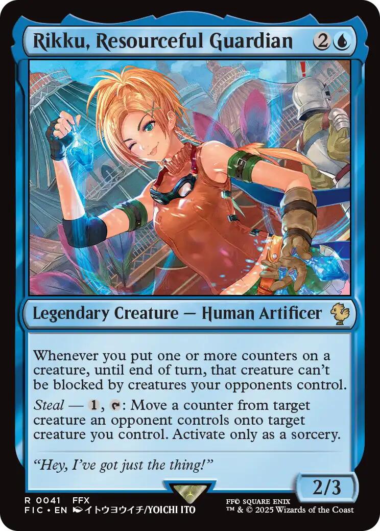 Rikku, Resourceful Guardian (Surge Foil) [FINAL FANTASY Commander] | Black Swamp Games