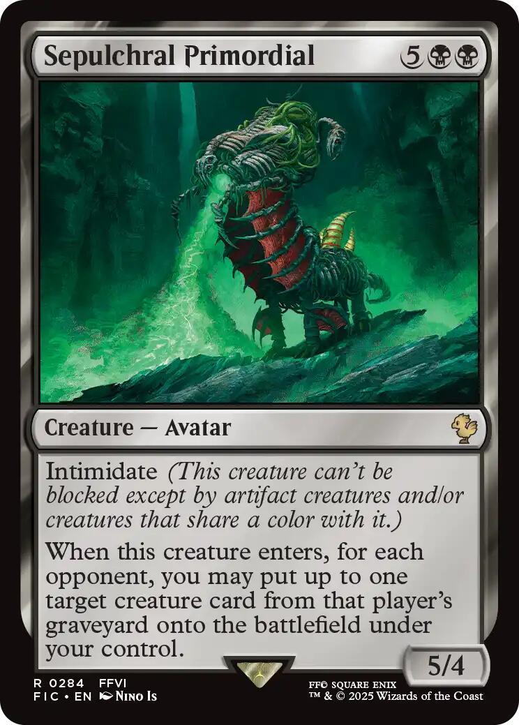 Sepulchral Primordial (Surge Foil) [FINAL FANTASY Commander] | Black Swamp Games