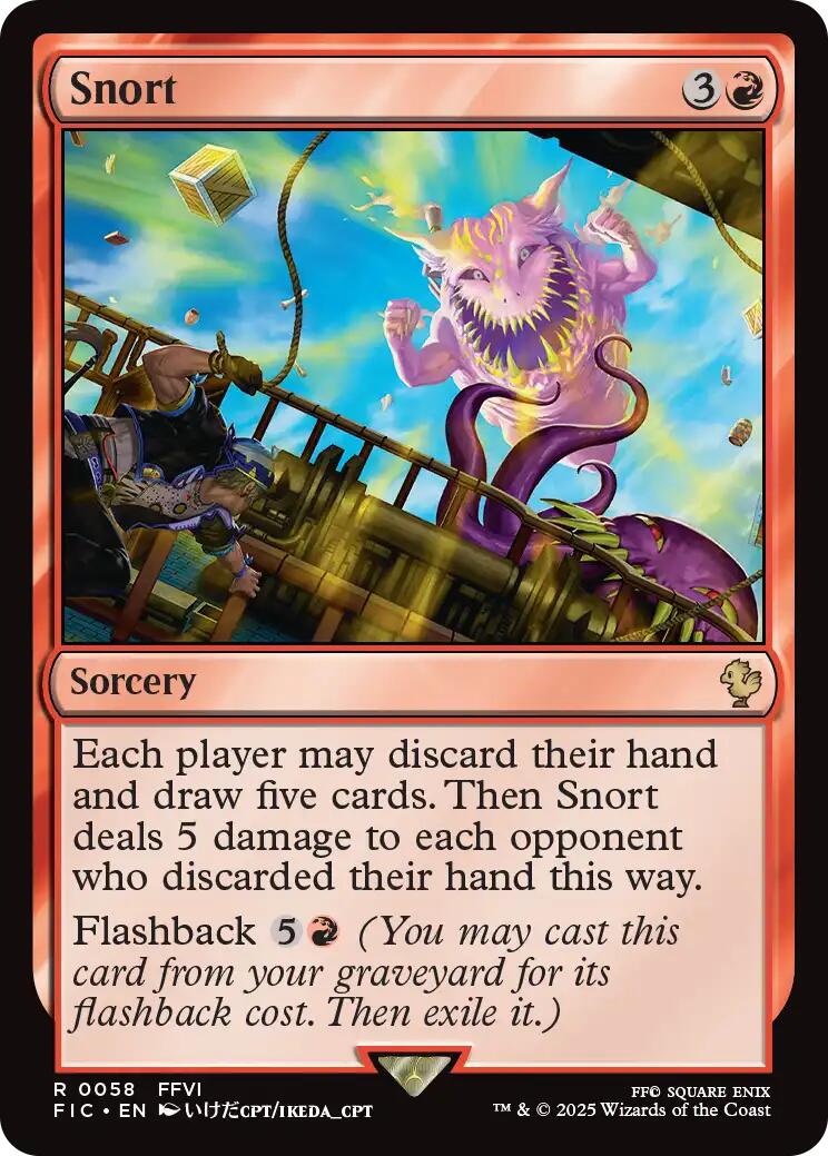 Snort (Surge Foil) [FINAL FANTASY Commander] | Black Swamp Games