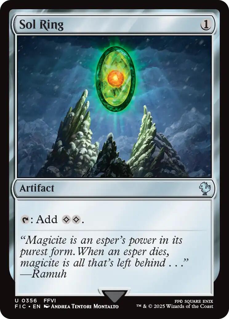 Sol Ring (0356) (Surge Foil) [FINAL FANTASY Commander] | Black Swamp Games