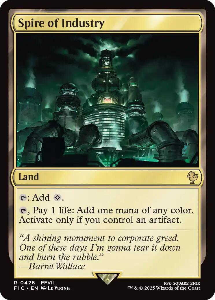 Spire of Industry (Surge Foil) [FINAL FANTASY Commander] | Black Swamp Games