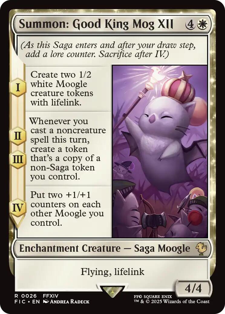 Summon: Good King Mog XII (Surge Foil) [FINAL FANTASY Commander] | Black Swamp Games