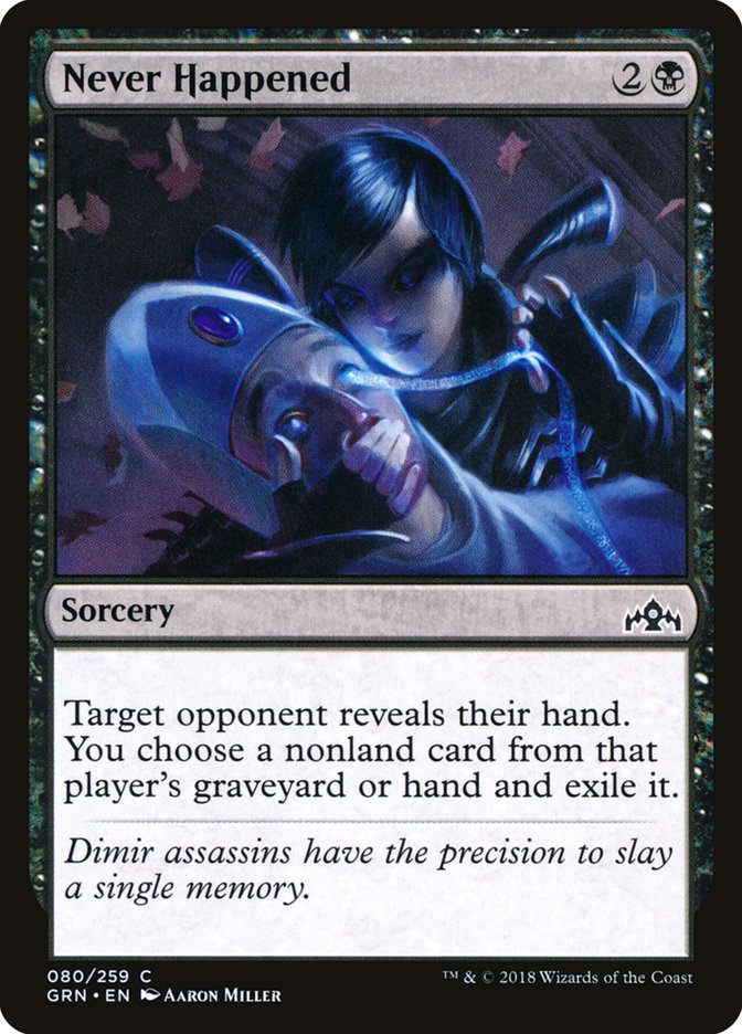 Never Happened [Guilds of Ravnica] | Black Swamp Games