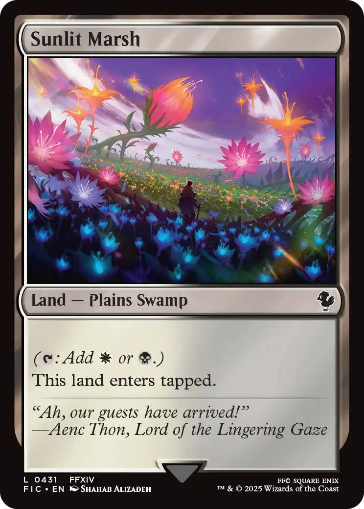 Sunlit Marsh (Surge Foil) [FINAL FANTASY Commander] | Black Swamp Games