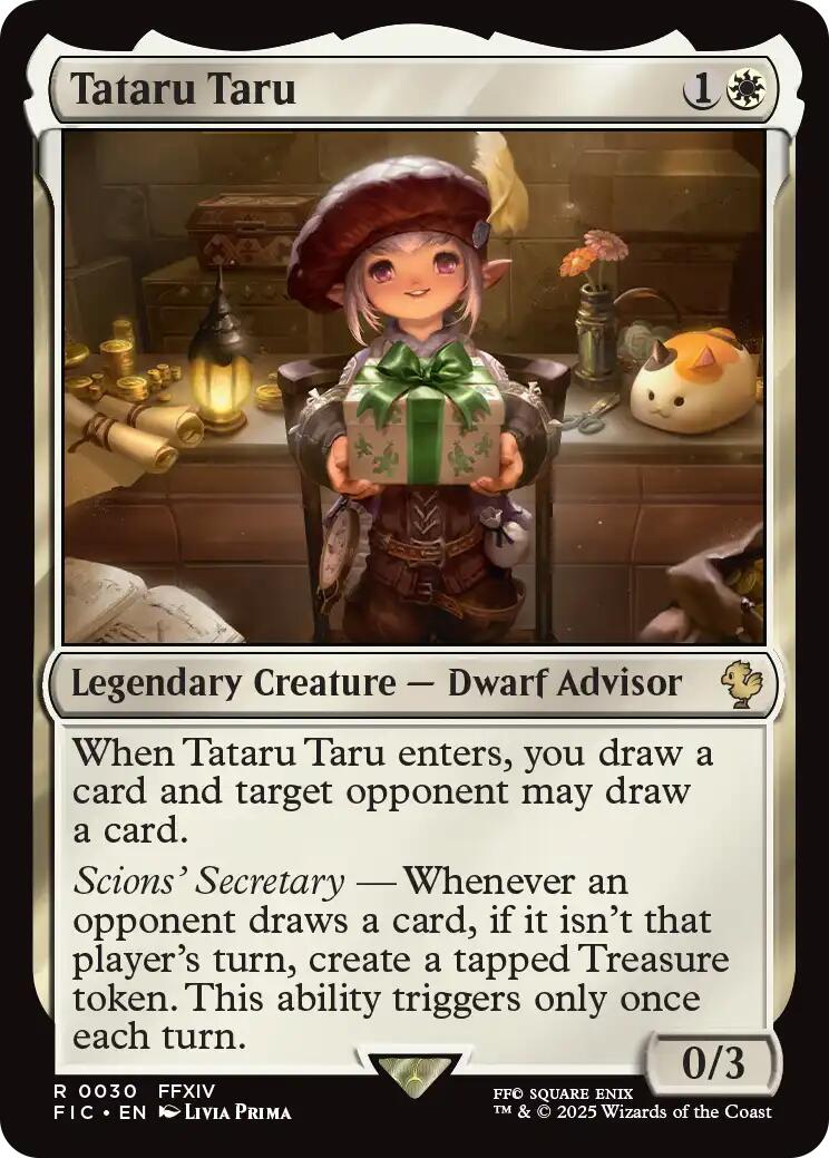 Tataru Taru (Surge Foil) [FINAL FANTASY Commander] | Black Swamp Games