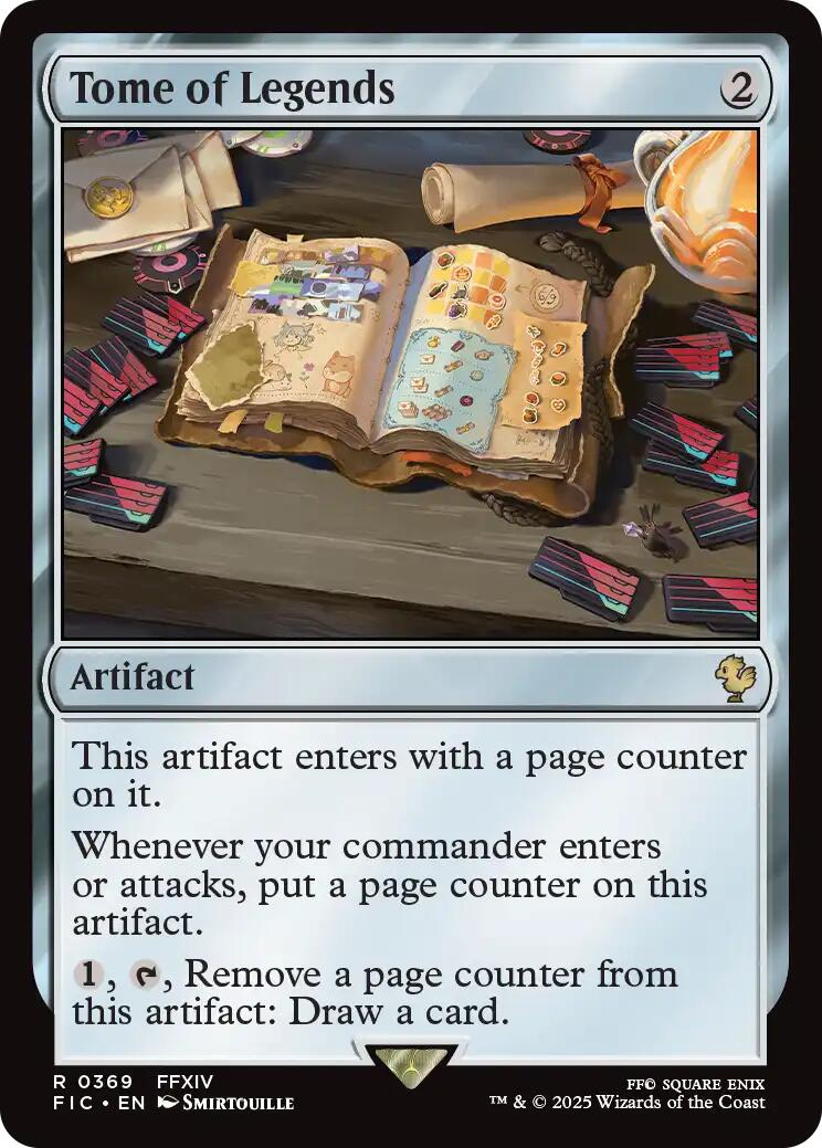 Tome of Legends (Surge Foil) [FINAL FANTASY Commander] | Black Swamp Games