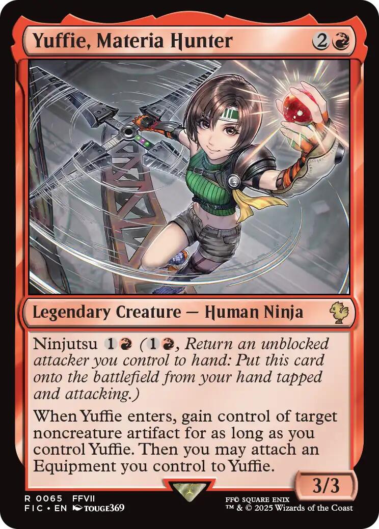 Yuffie, Materia Hunter (Surge Foil) [FINAL FANTASY Commander] | Black Swamp Games