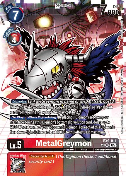 MetalGreymon [EX9-011] (SP) [Versus Monsters] | Black Swamp Games