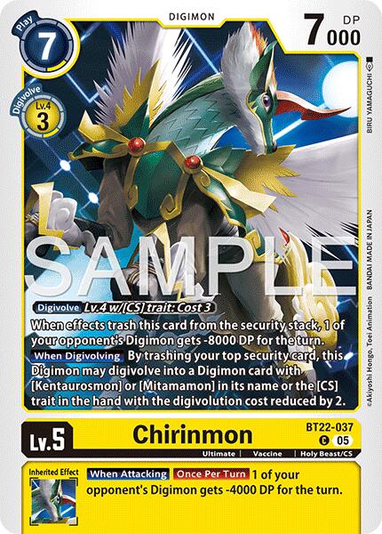 Chirinmon [BT22-037] [Cyber Eden] | Black Swamp Games