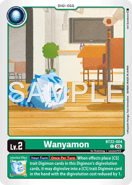 Wanyamon [BT22-004] [Cyber Eden] | Black Swamp Games