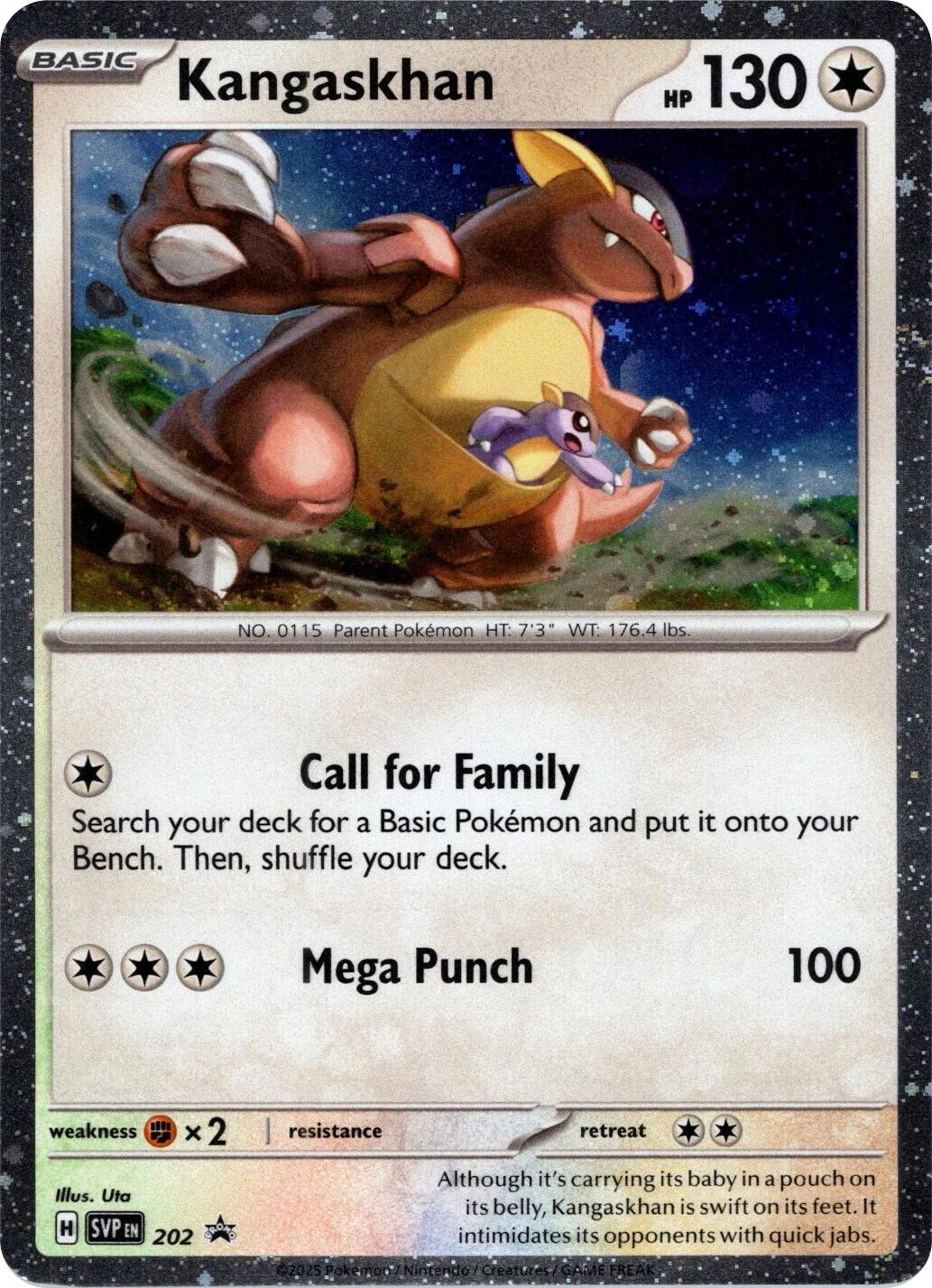 Kangaskhan (202) (Cosmos Holo) [Scarlet & Violet: Black Star Promos] | Black Swamp Games