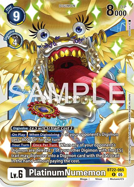 PlatinumNumemon [BT22-065] [Cyber Eden] | Black Swamp Games
