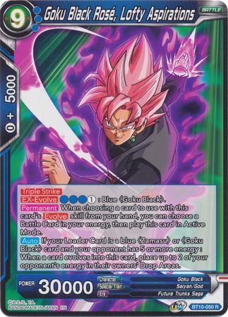 Goku Black Rose, Lofty Aspirations (BT10-050) [Rise of the Unison Warrior 2nd Edition] | Black Swamp Games