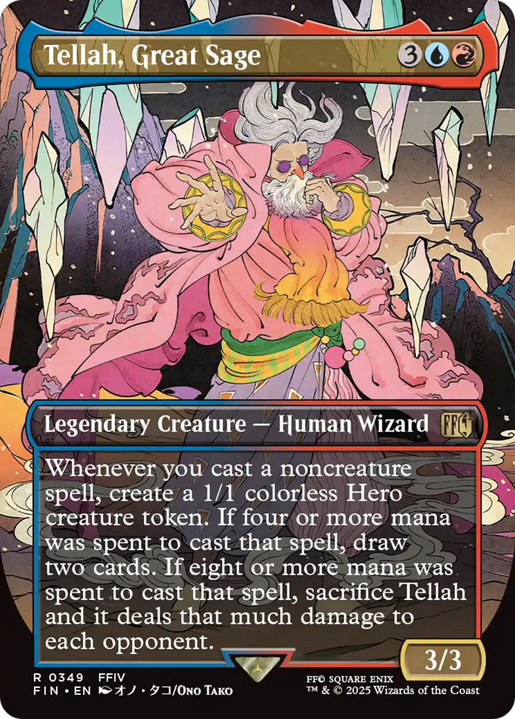 Tellah, Great Sage (Borderless) [FINAL FANTASY] | Black Swamp Games