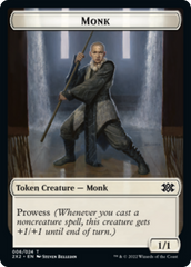 Bear // Monk Double-Sided Token [Double Masters 2022 Tokens] | Black Swamp Games