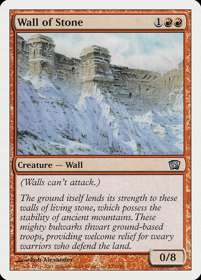 Wall of Stone [Eighth Edition] | Black Swamp Games