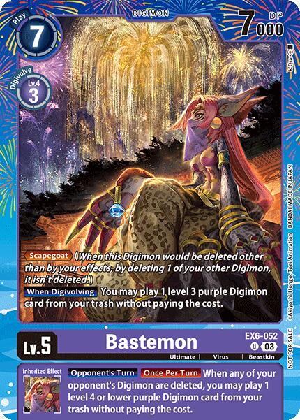 Bastemon [EX6-052] (Regulation Battle Vol. 2) [Promotion Cards] | Black Swamp Games