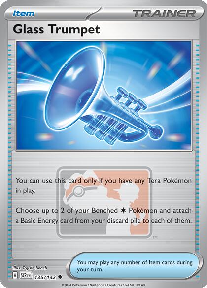 Glass Trumpet (135/142) [League & Championship Cards] | Black Swamp Games
