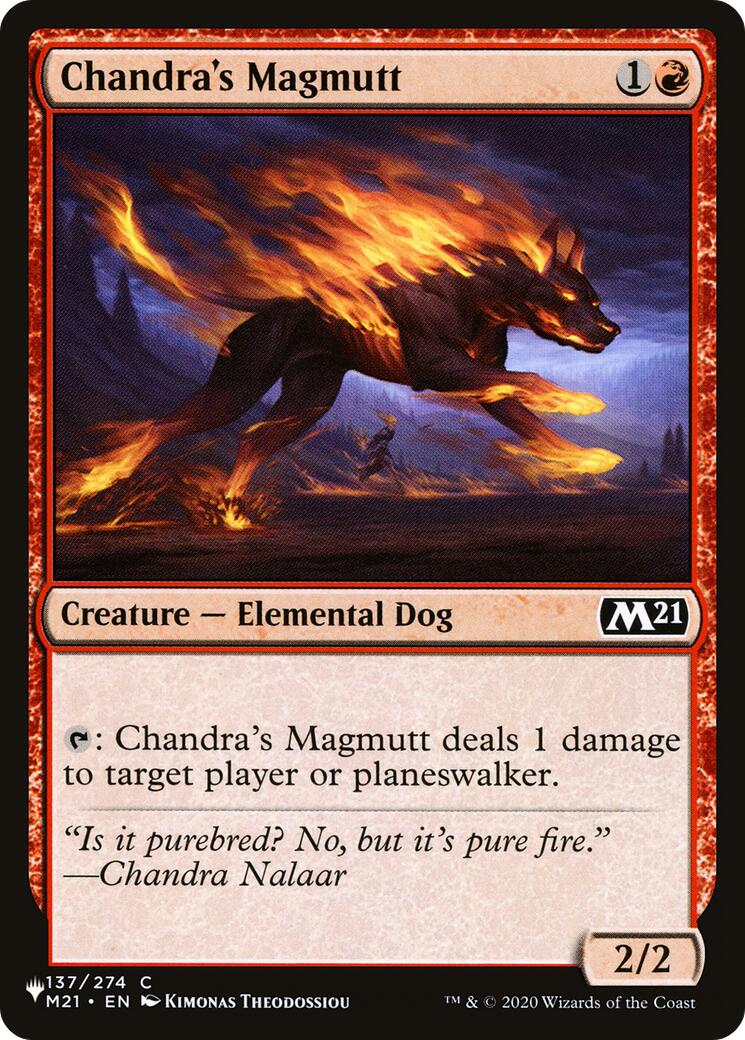 Chandra's Magmutt [The List] | Black Swamp Games