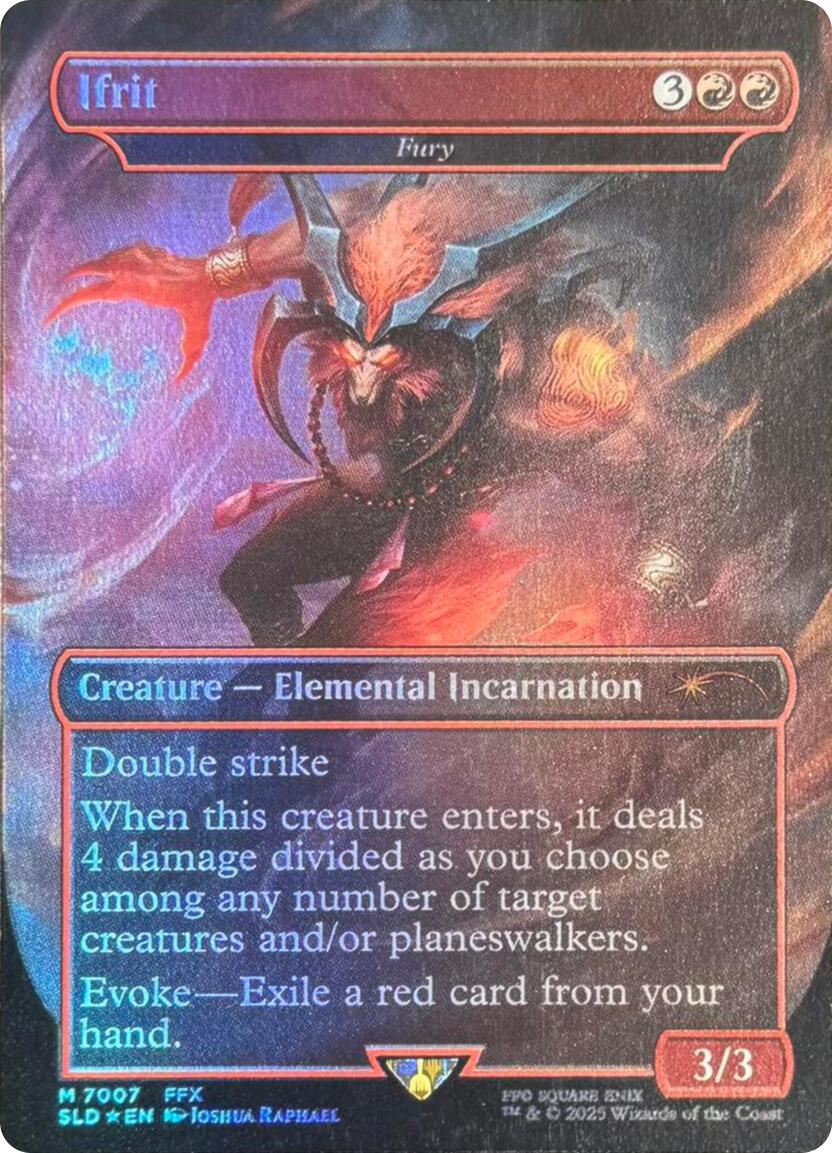 Ifrit - Fury (Rainbow Foil) [Secret Lair Drop Series] | Black Swamp Games